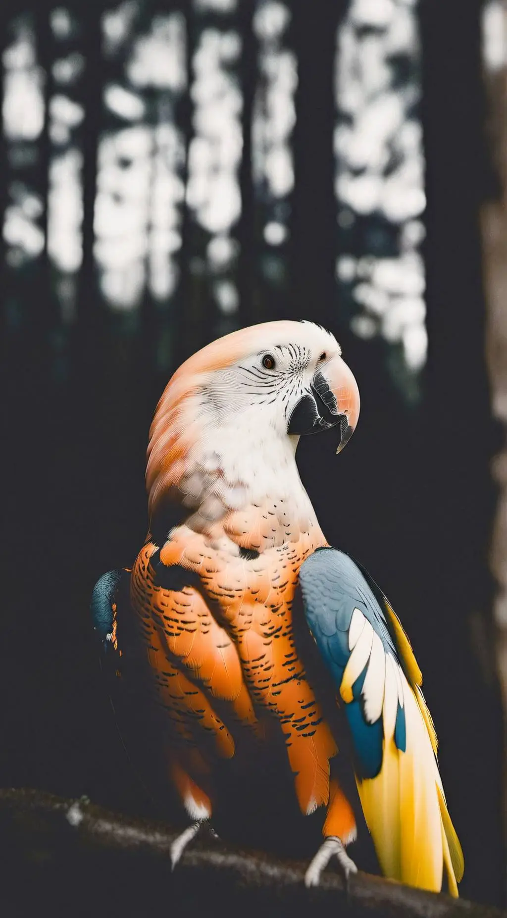 ai character: Talker the Parrot background