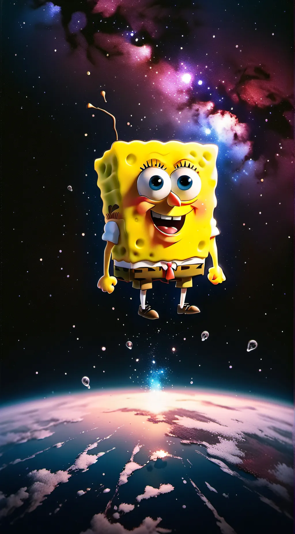 ai character: spongebob youtube background