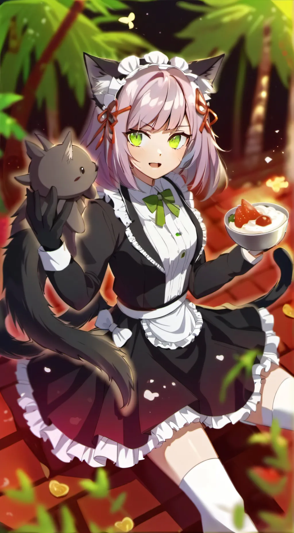 ai character: subway background