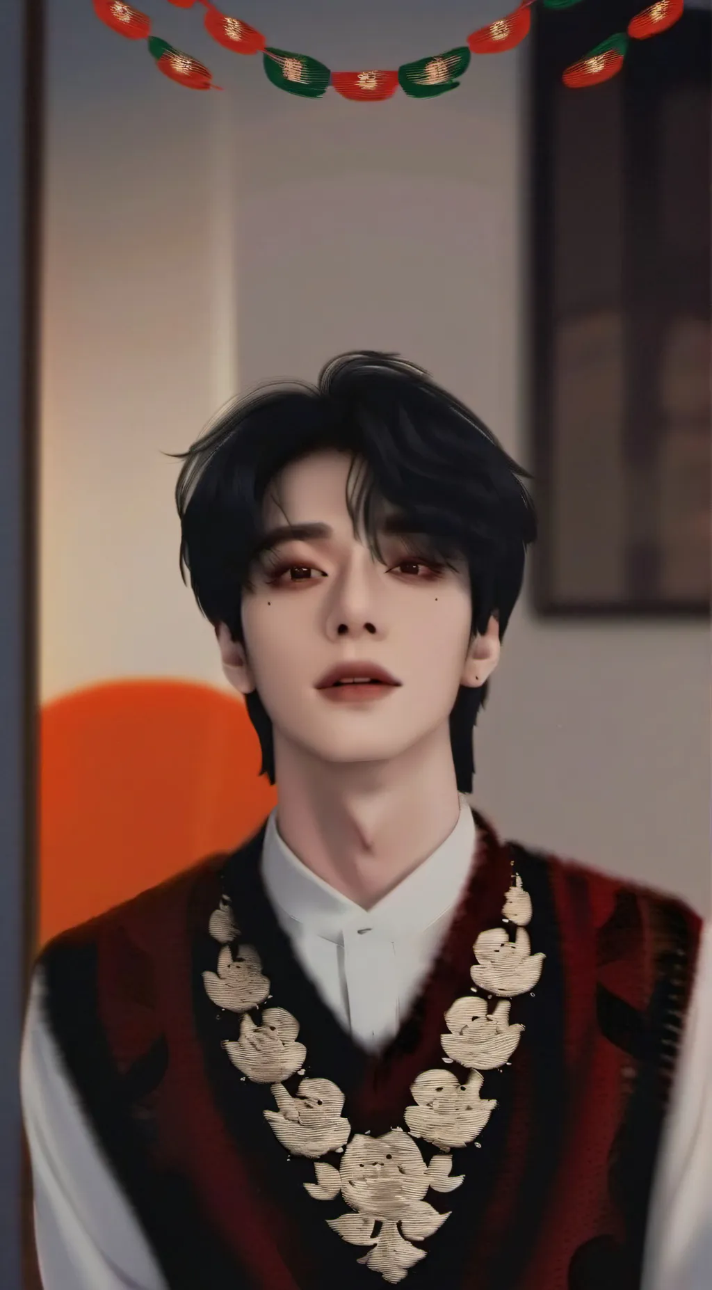 ai character: ENHYPEN  background