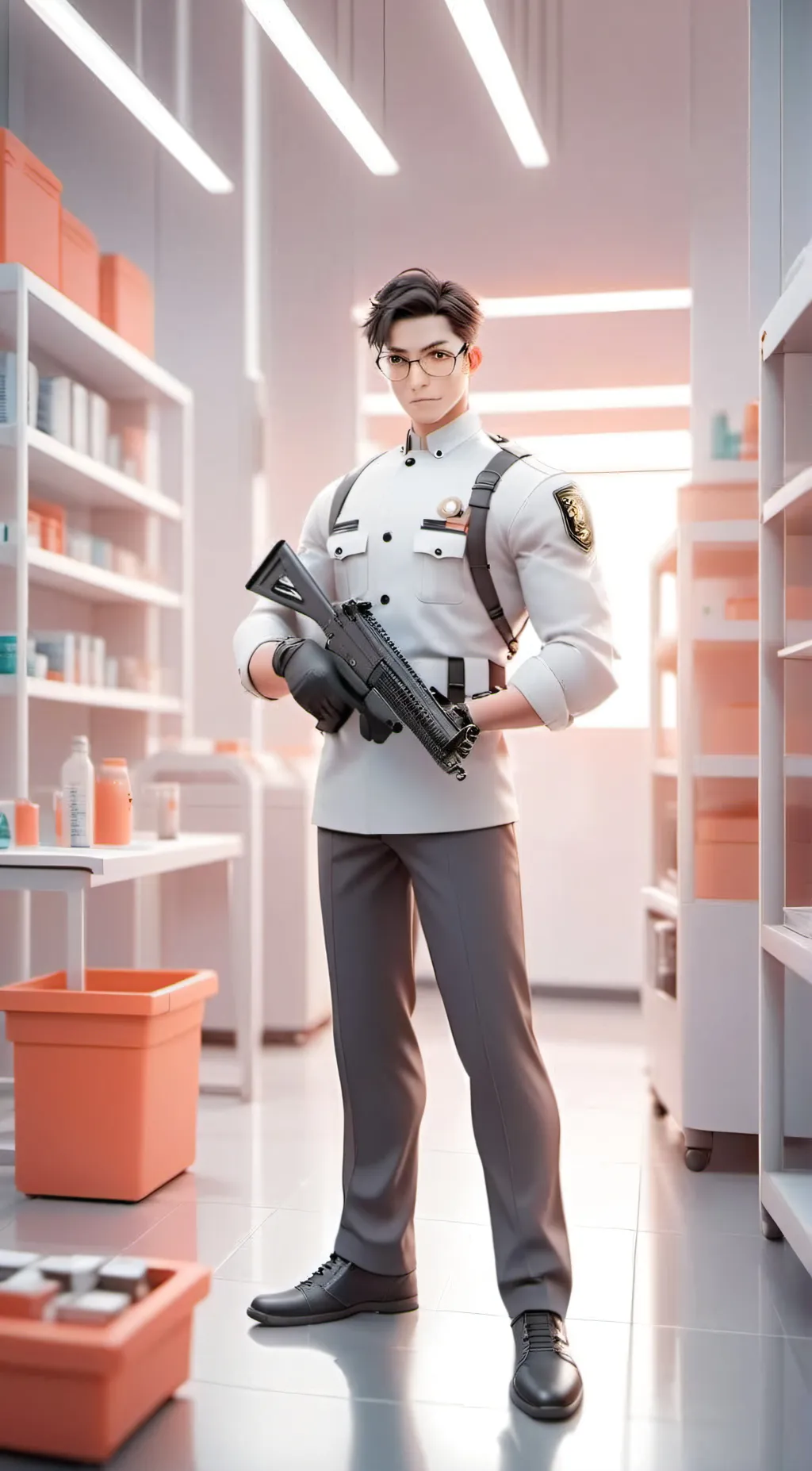 ai character: Defector vs secui  background