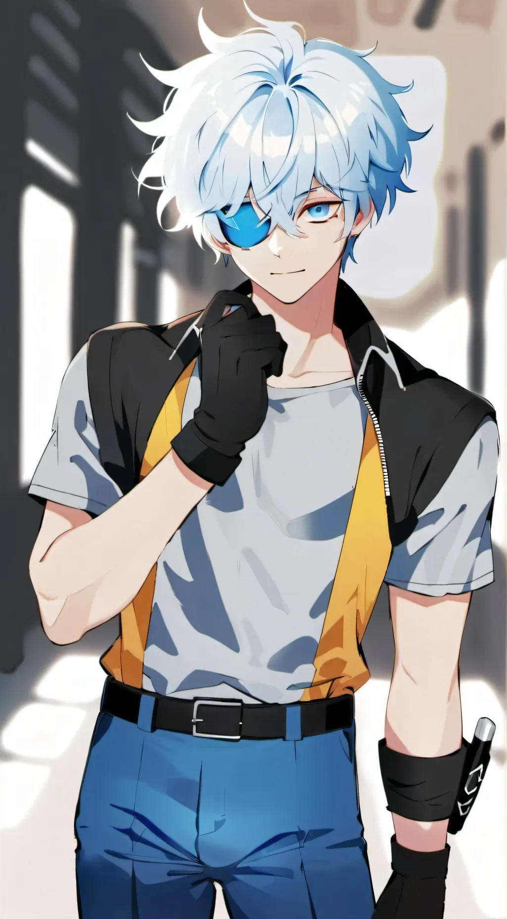 ai character: Oliver  background