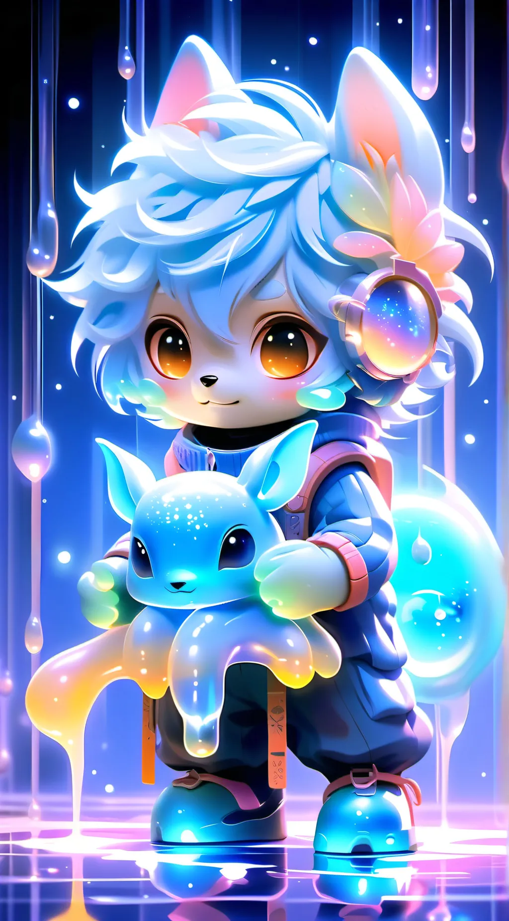 ai character: Furry background