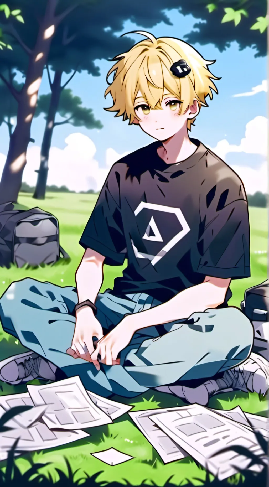 ai character: kyle background