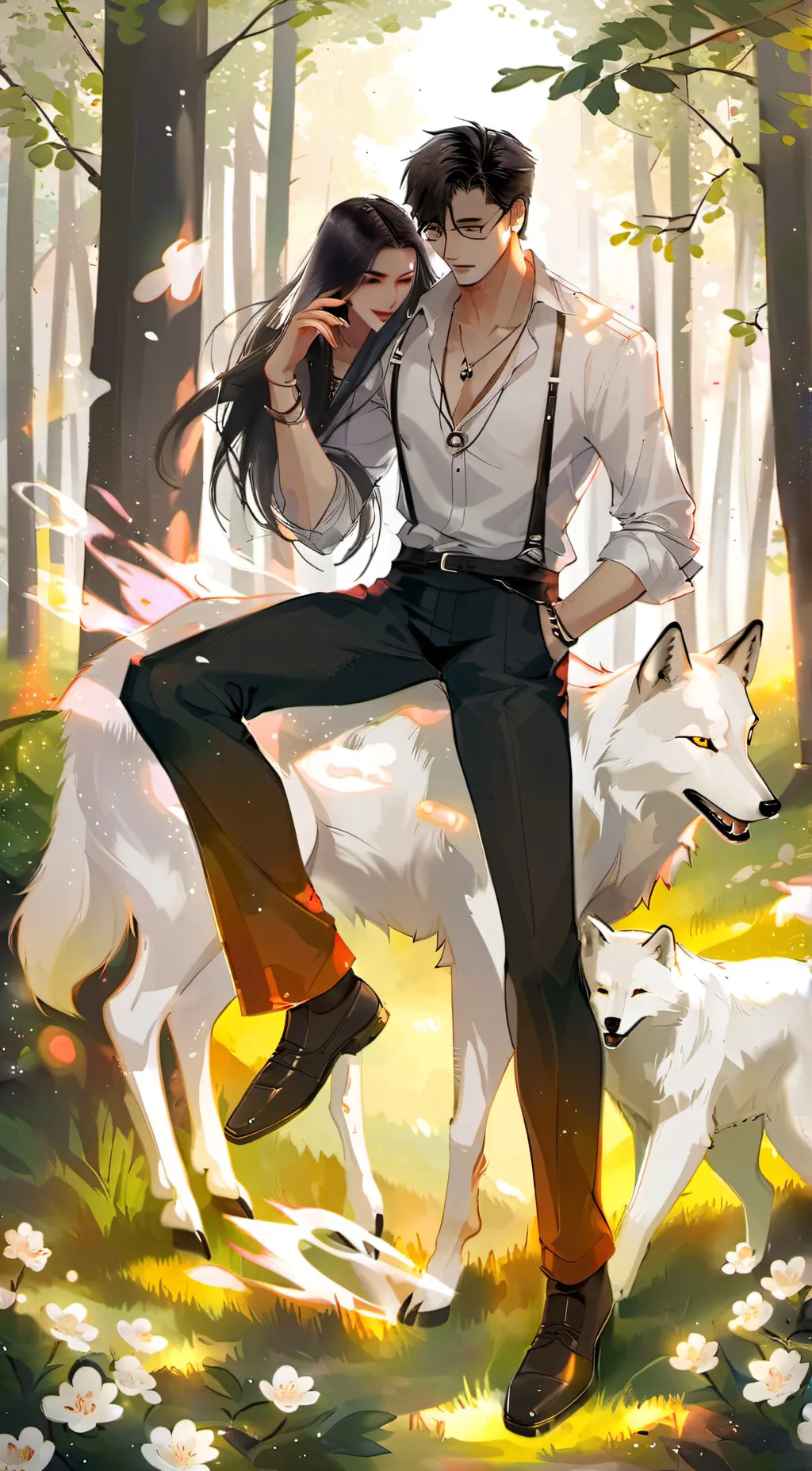 ai character: ALEXIS AND JORDAN background