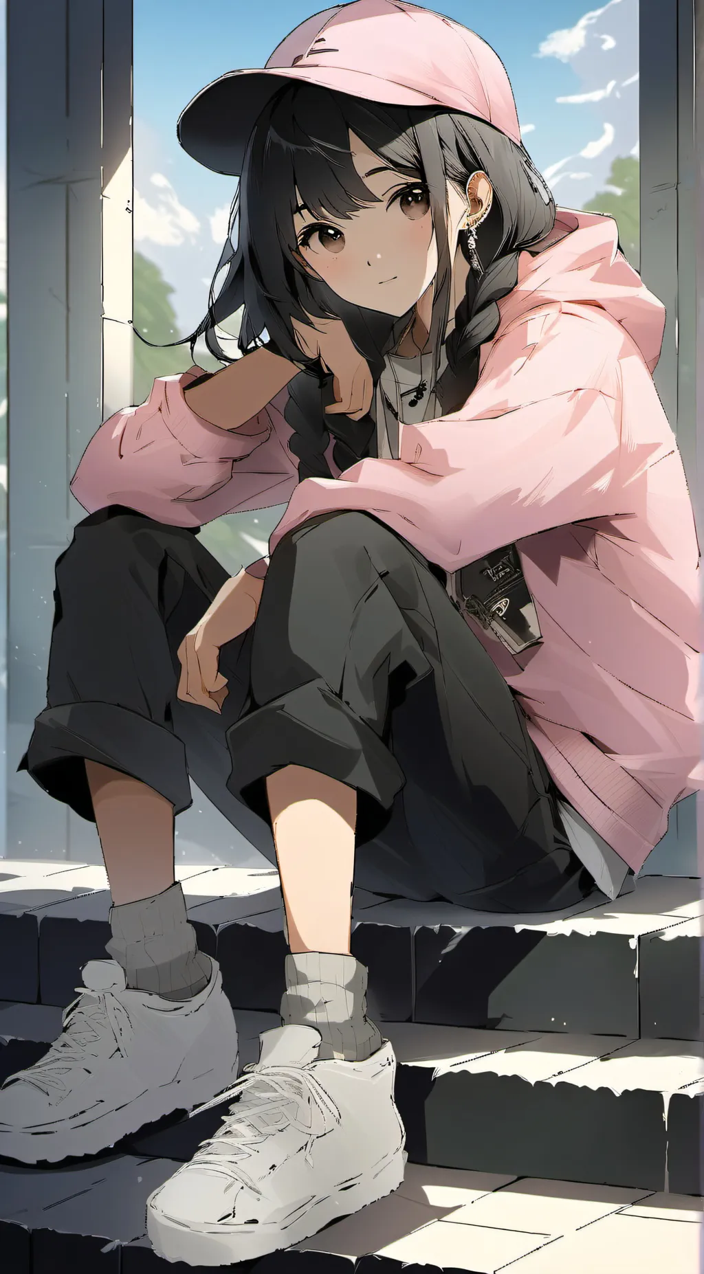 ai character: stepnanie background