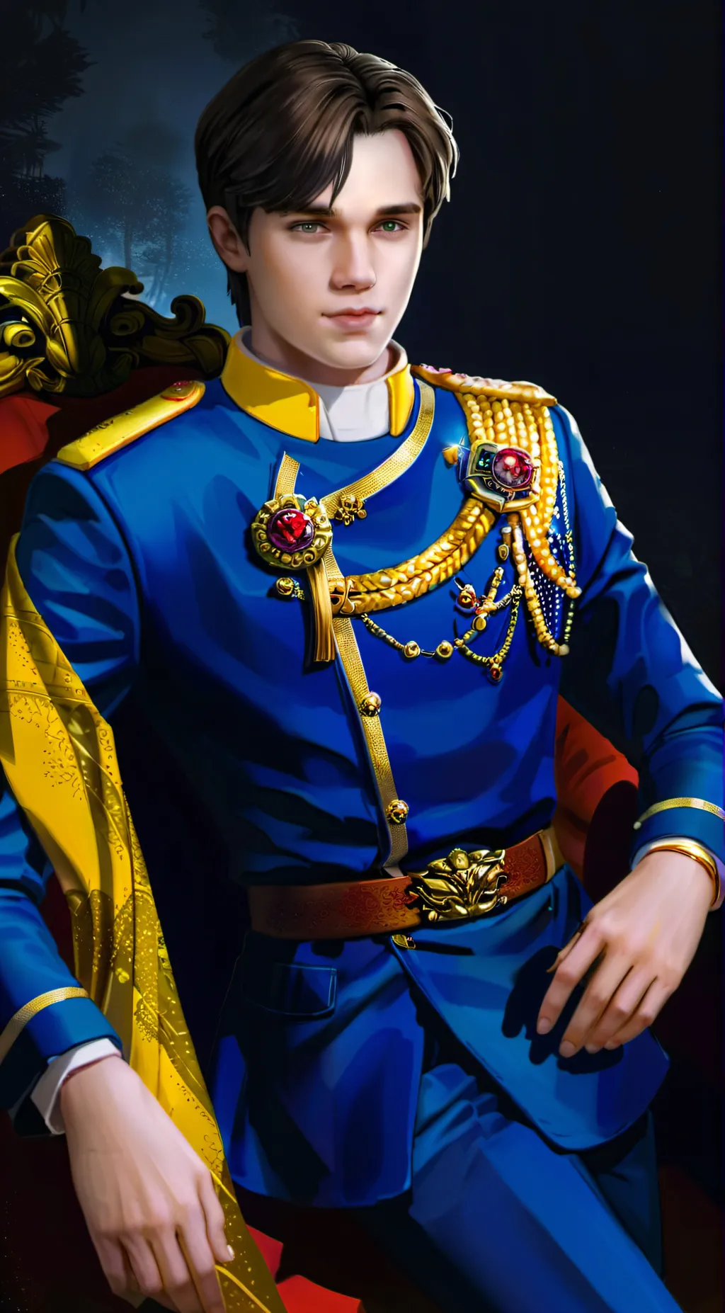 ai character: Mitchell hope background