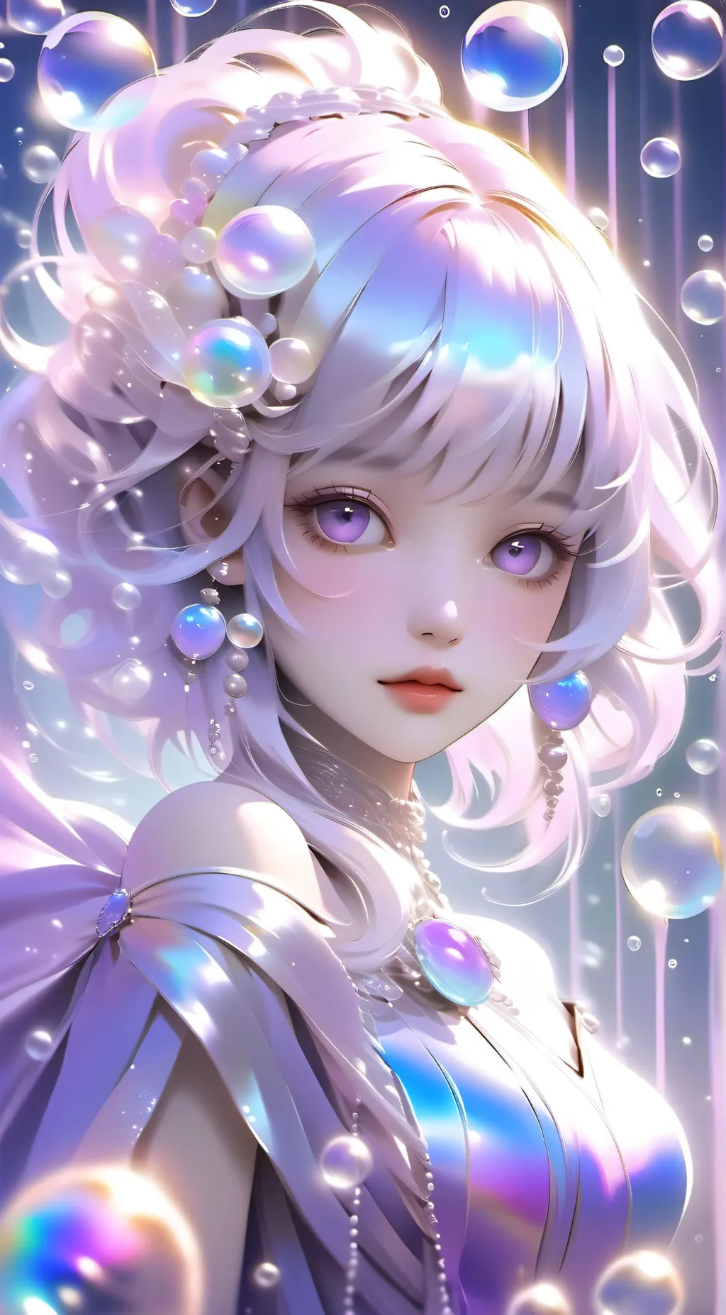 ai character: Bubbs background