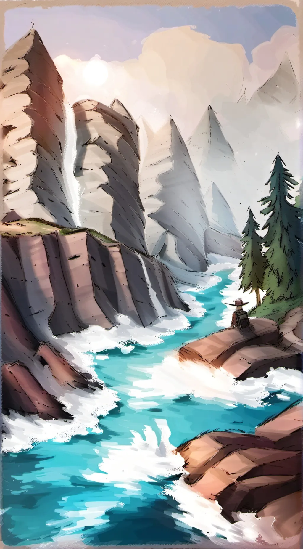 ai character: HH+HB background