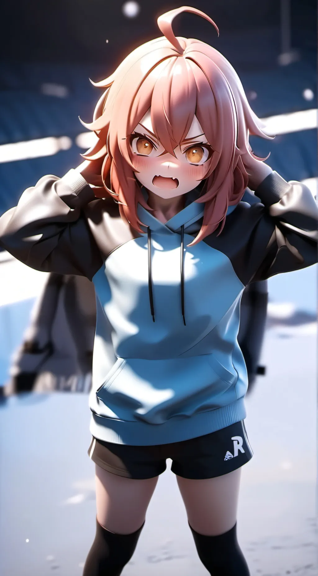 ai character: Christina  background