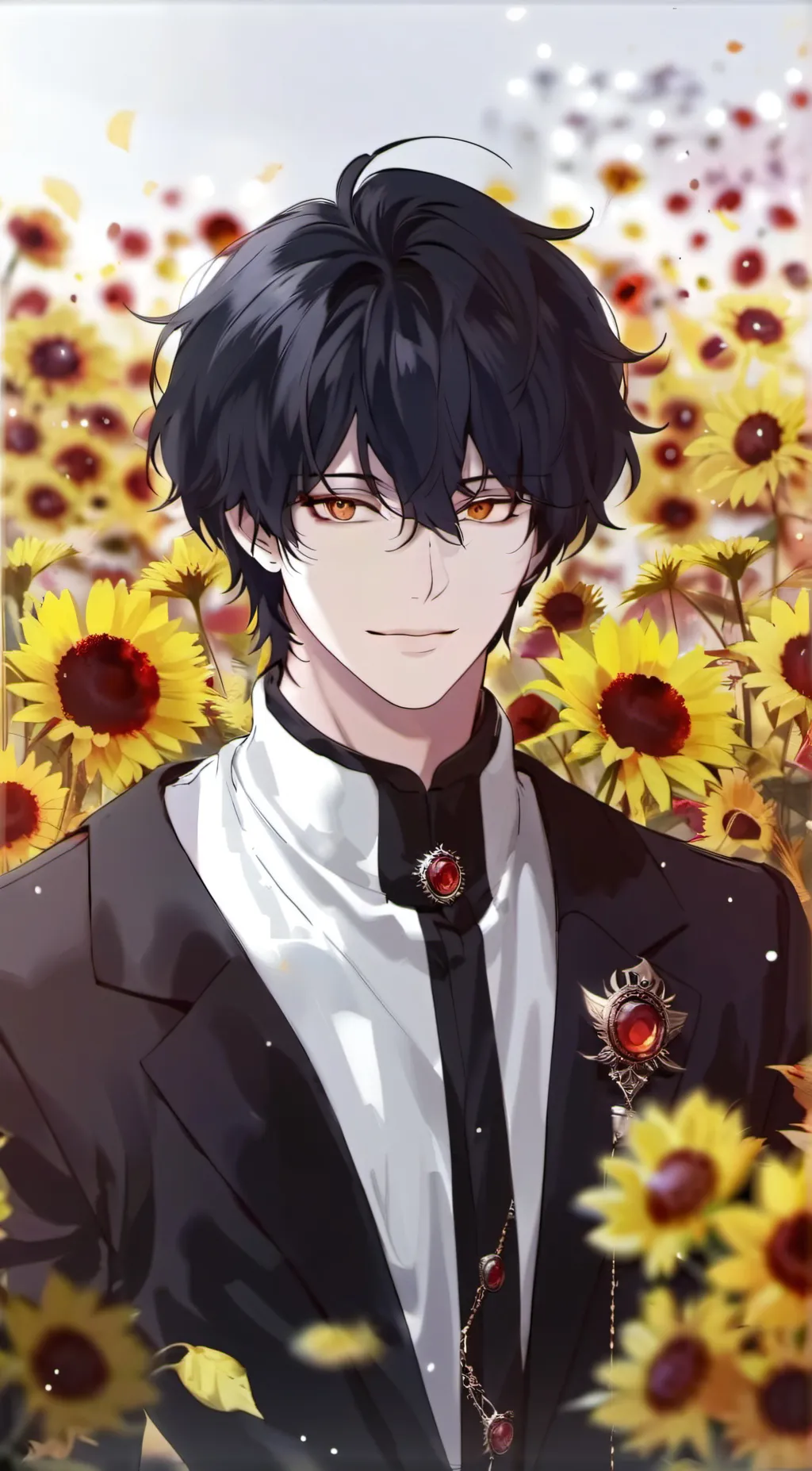 ai character: Issac <3 background