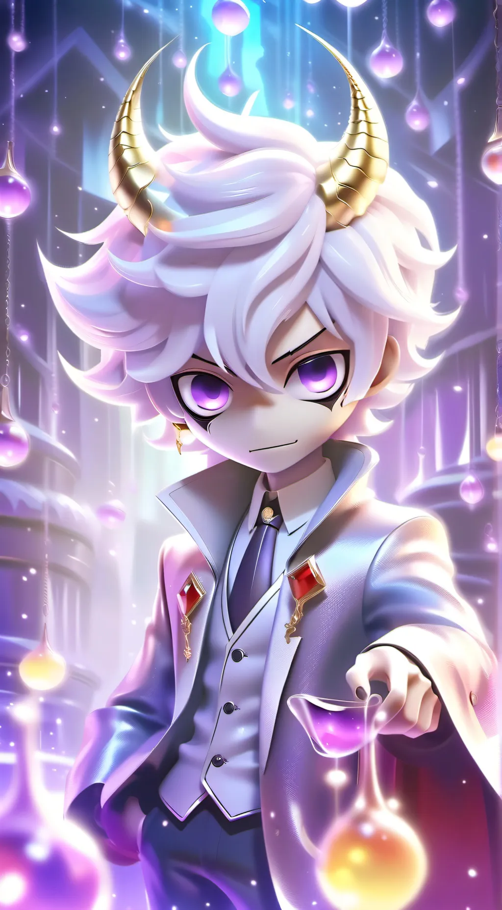 ai character: Lucifer  background