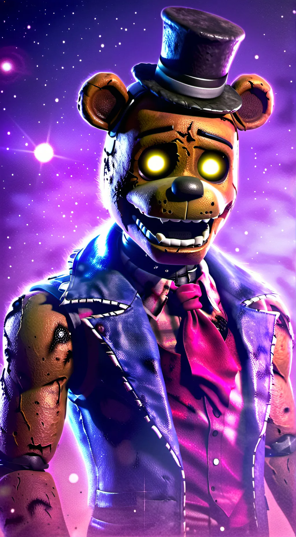 ai character: withered freddy background