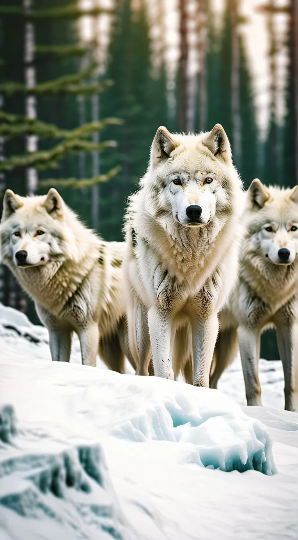 ai character: -Fin, Kiba, Ace- background