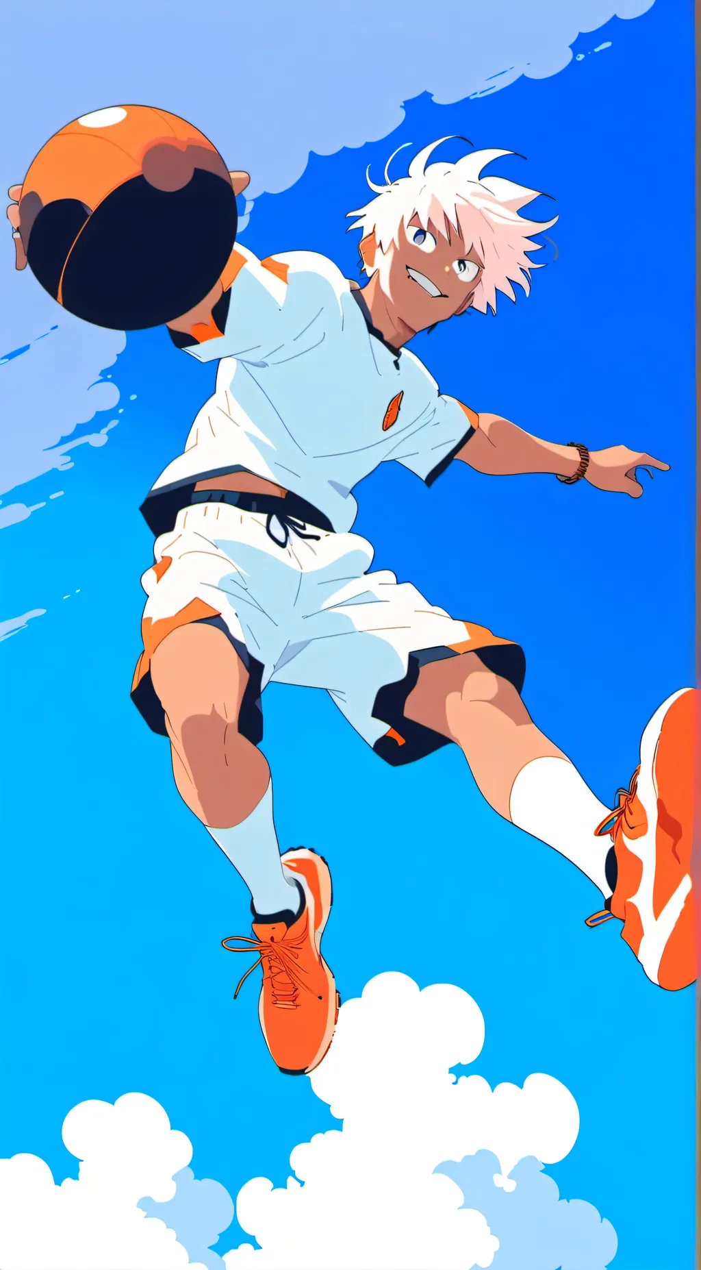 ai character: Gojo as a kid background