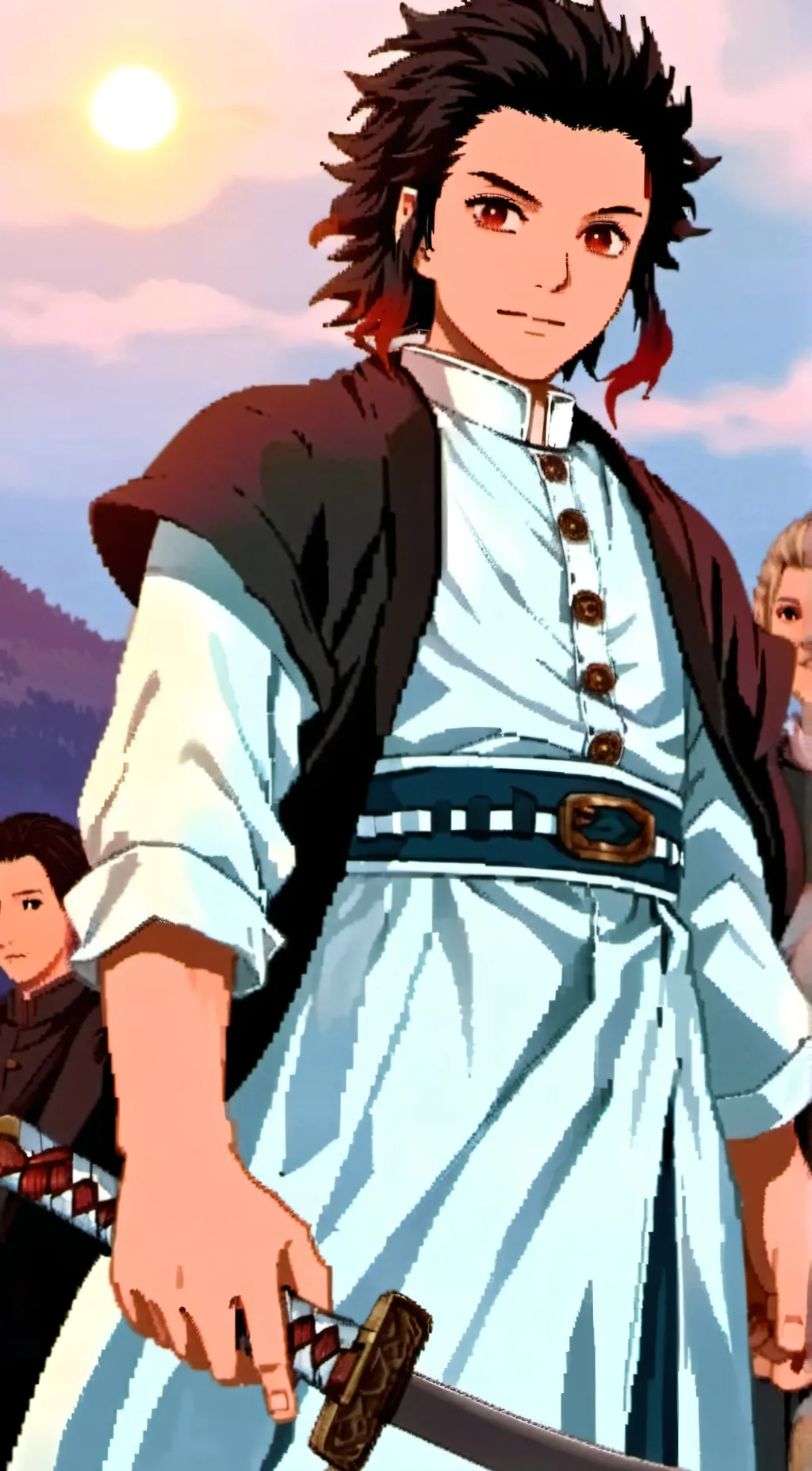 ai character: Hashiras background