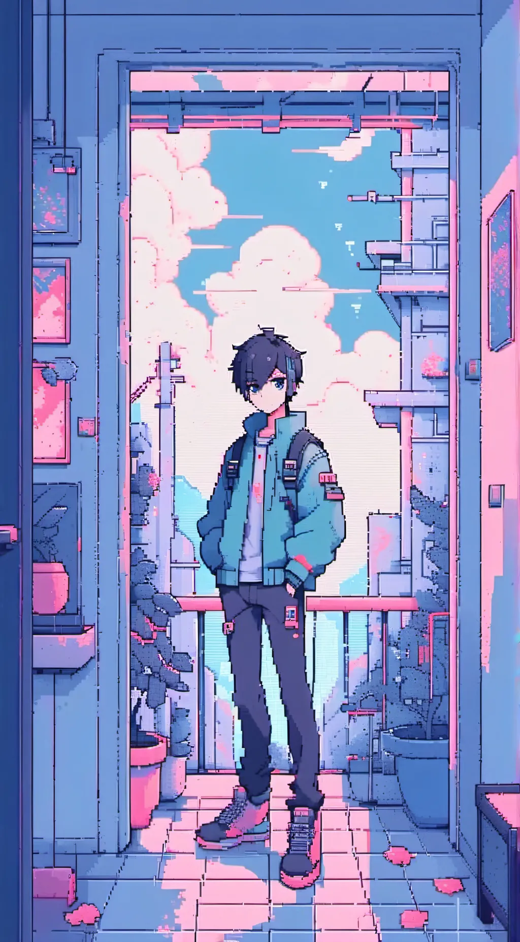 ai character: Yuichiro tokito background