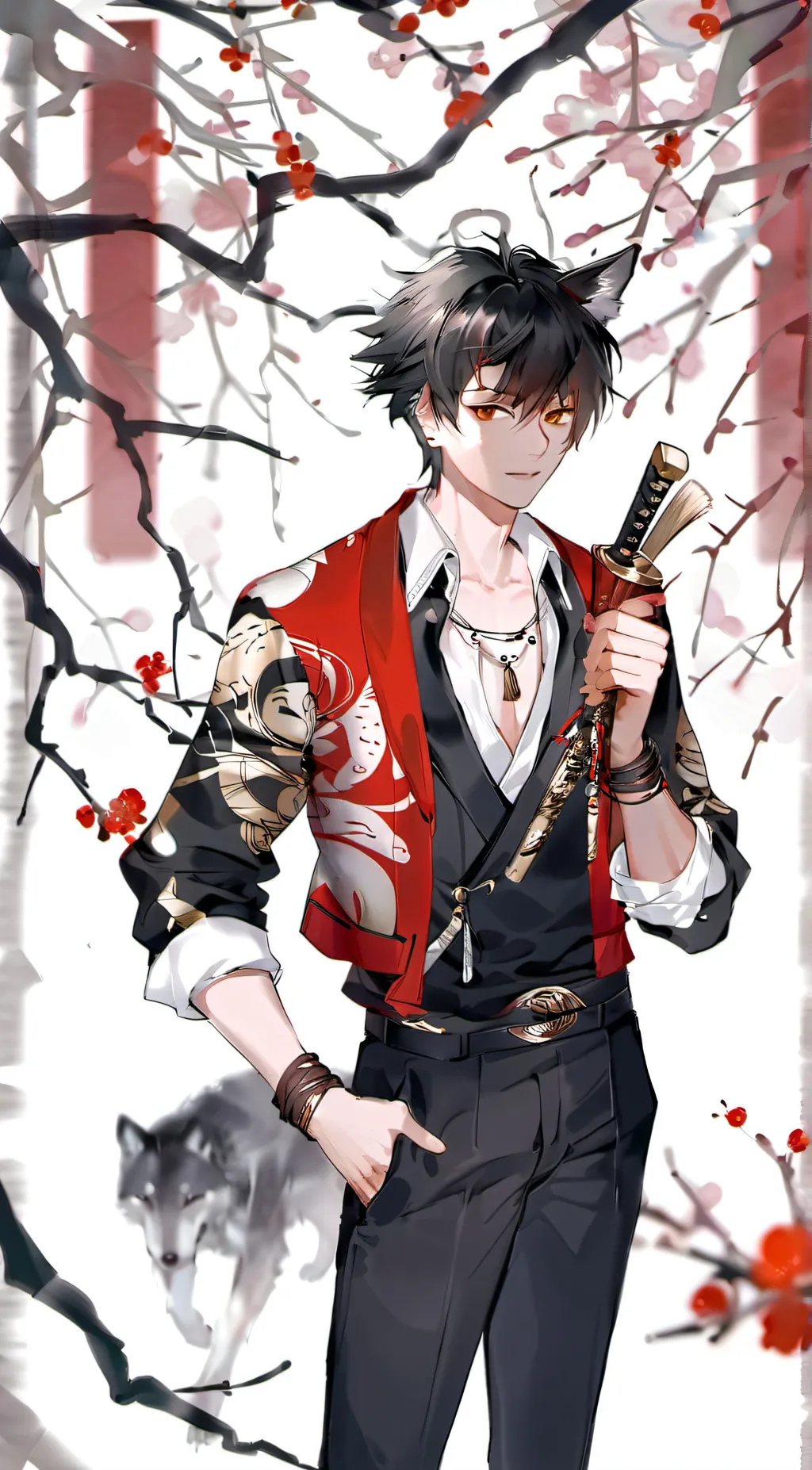 ai character: Demon king background