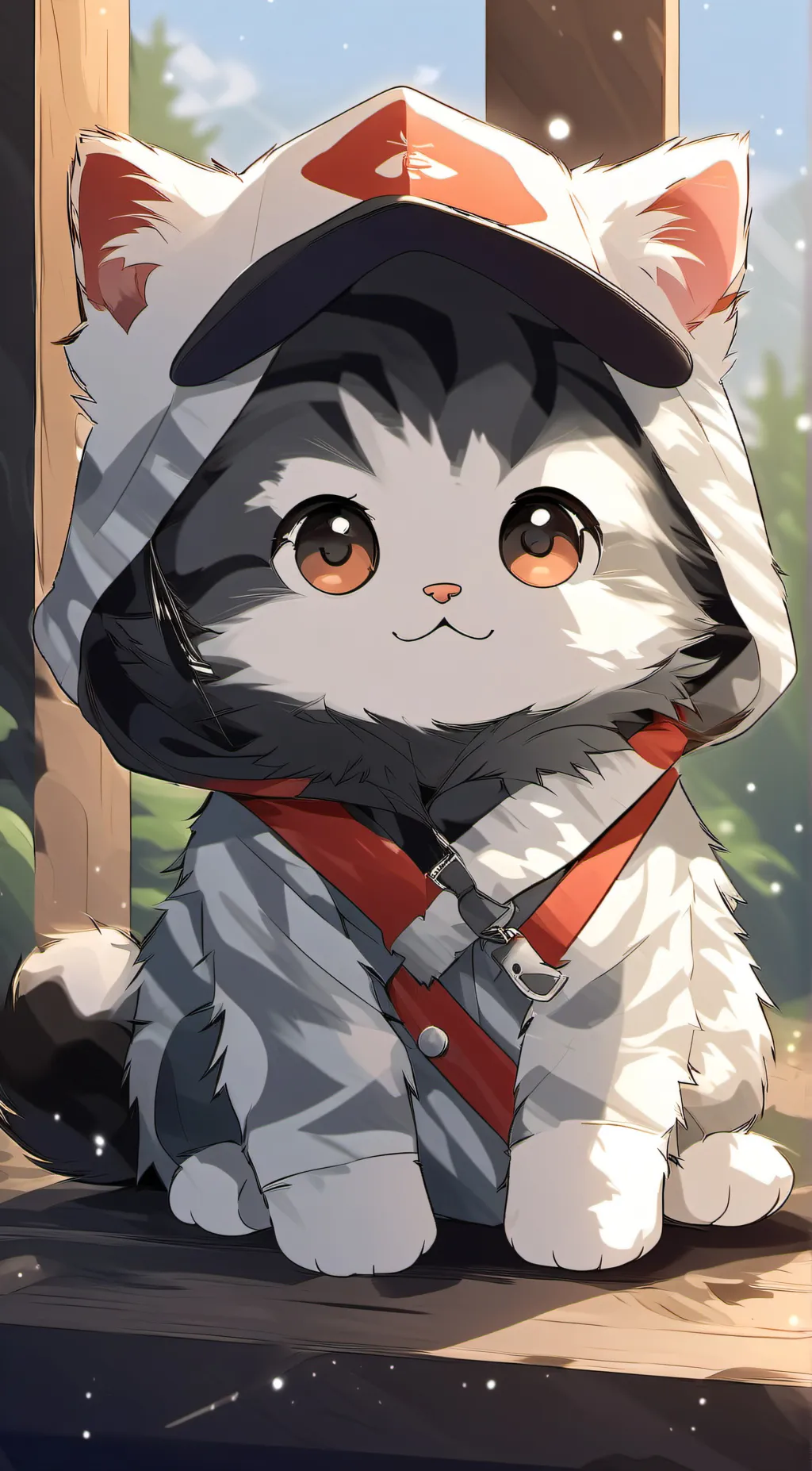 ai character: berry background