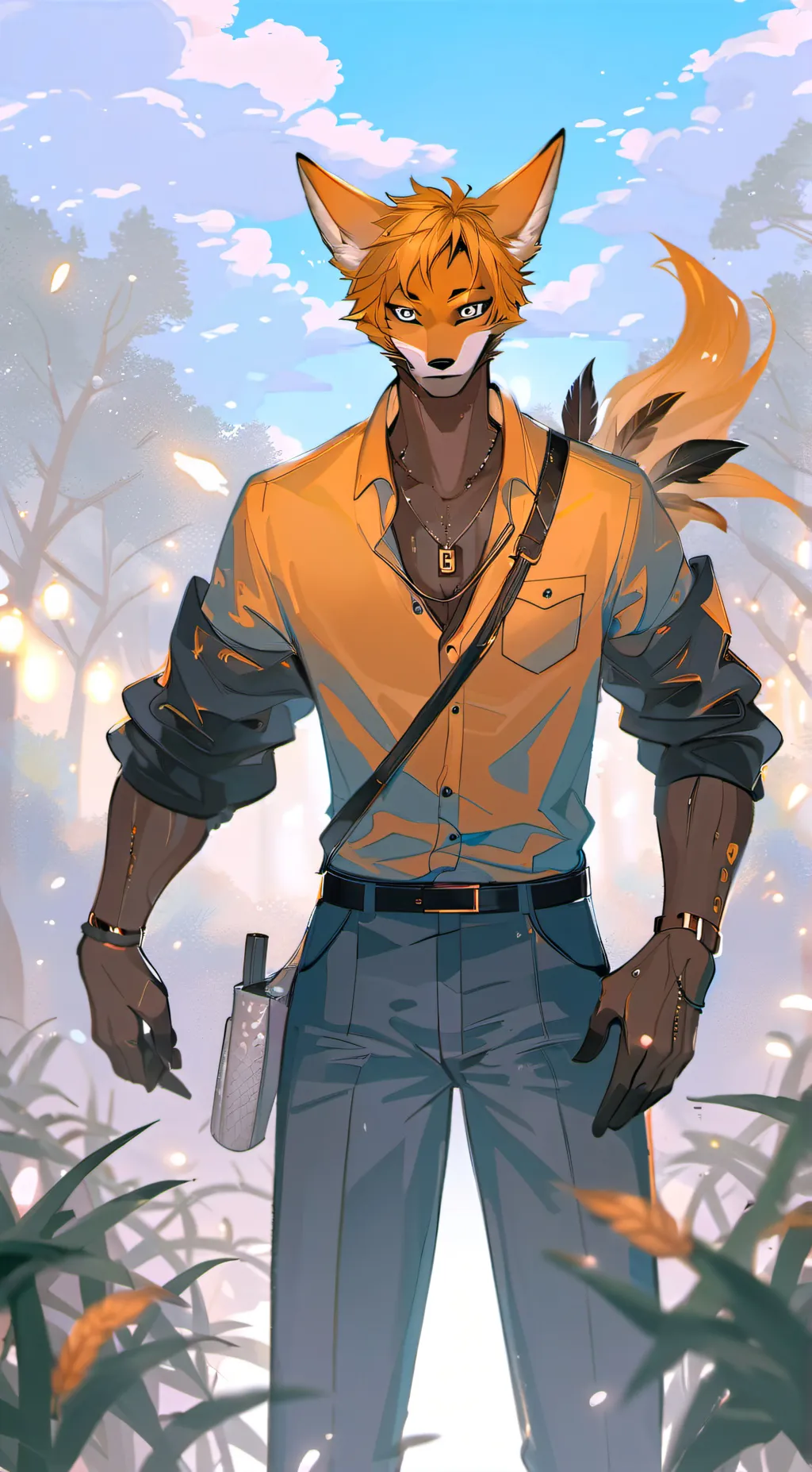 ai character: Tickle Foxy background