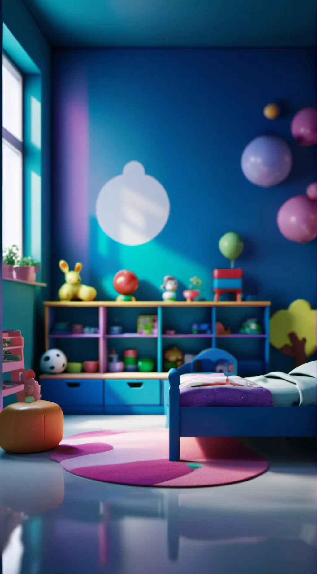 ai character: Daycare background