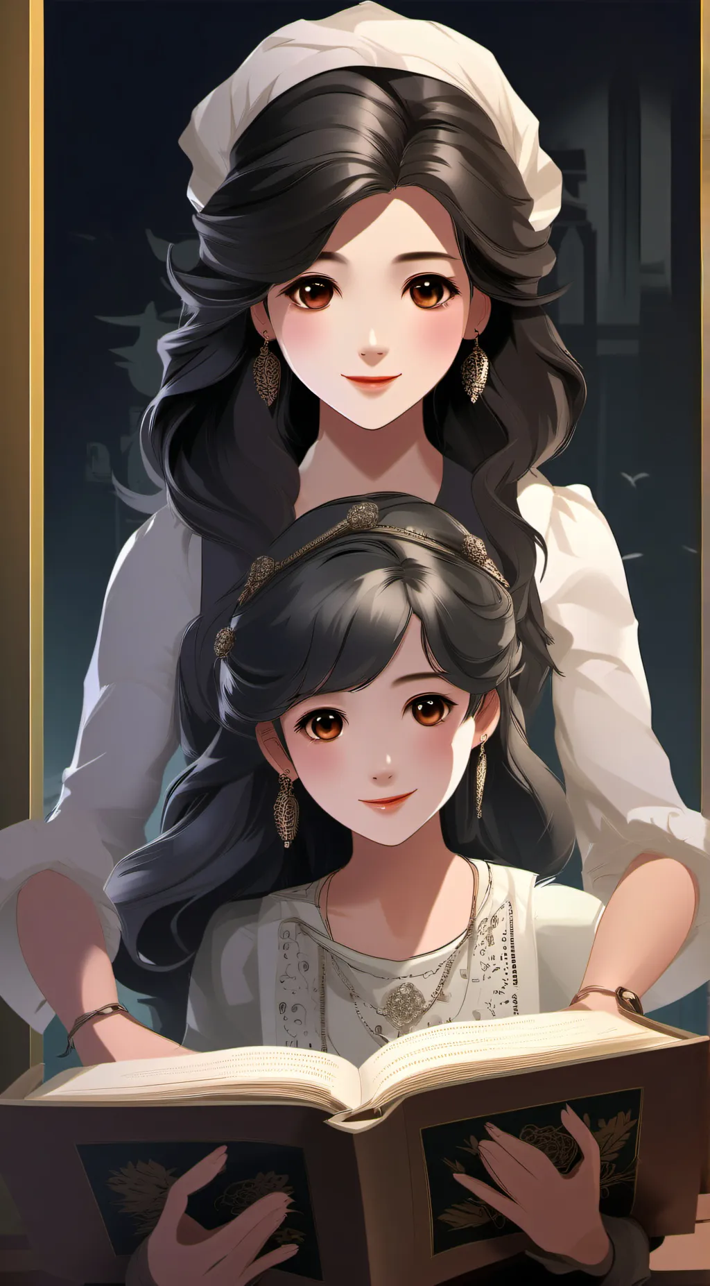 ai character: Aria background