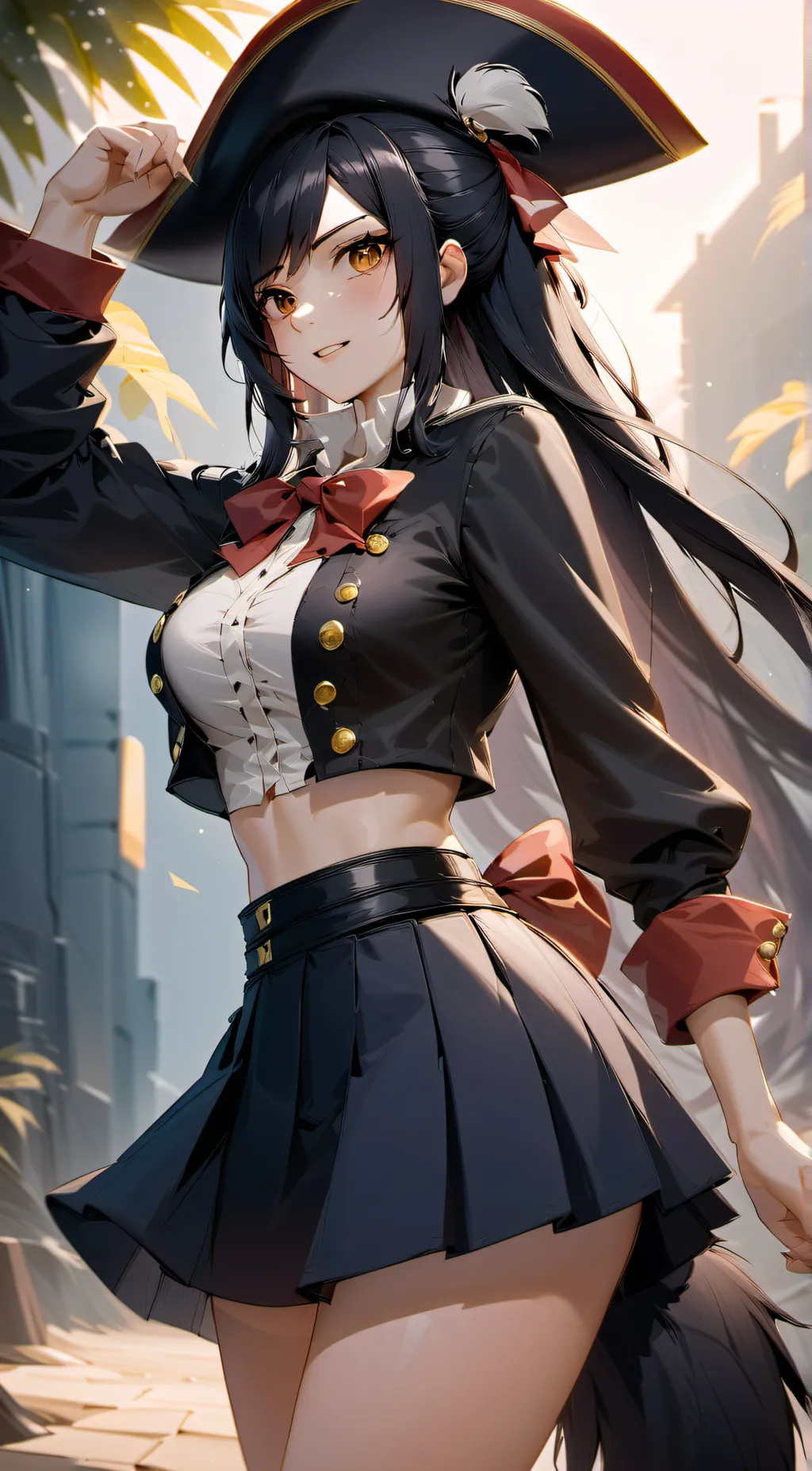 ai character: Captain Lizzy background