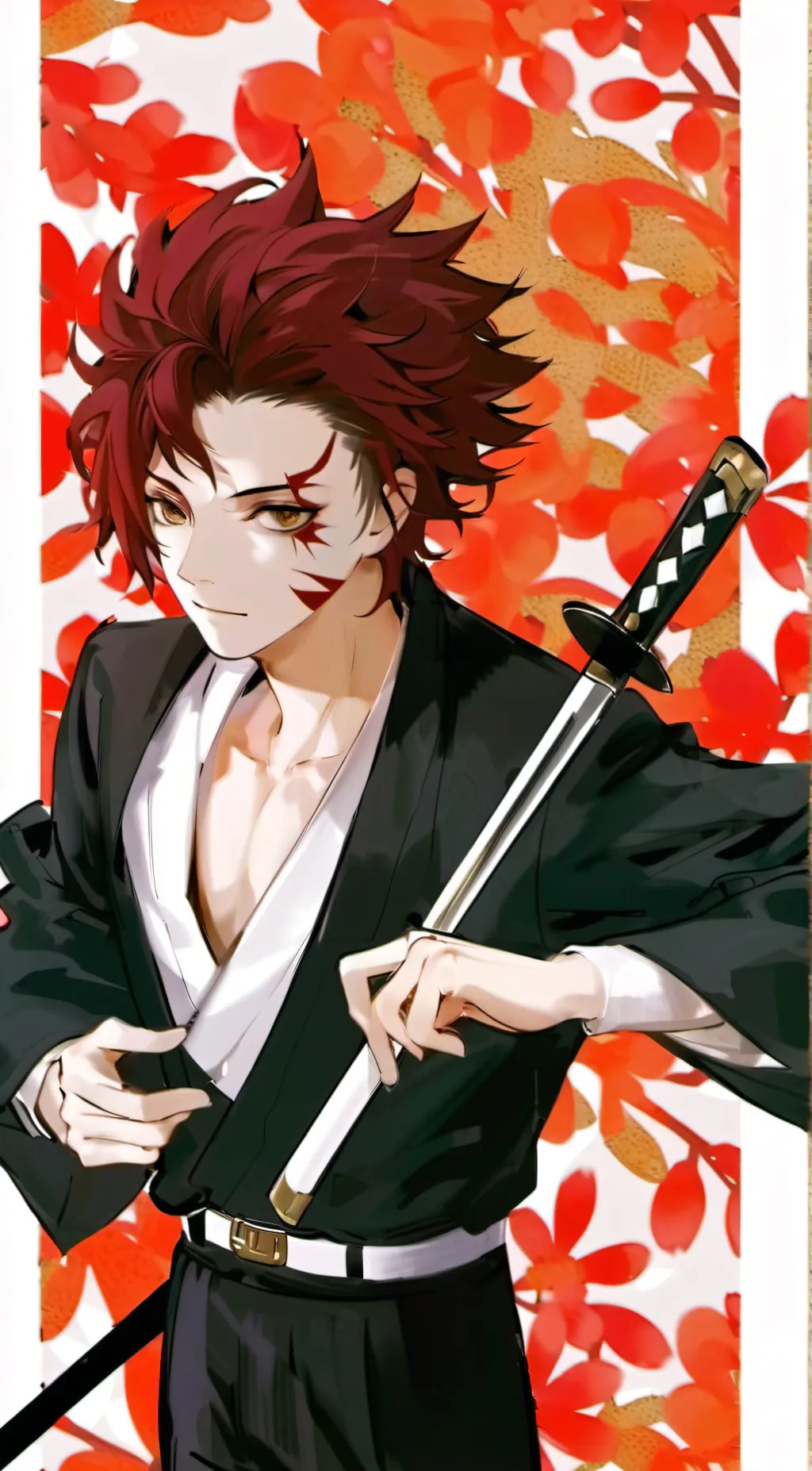 ai character: Demon slayer background