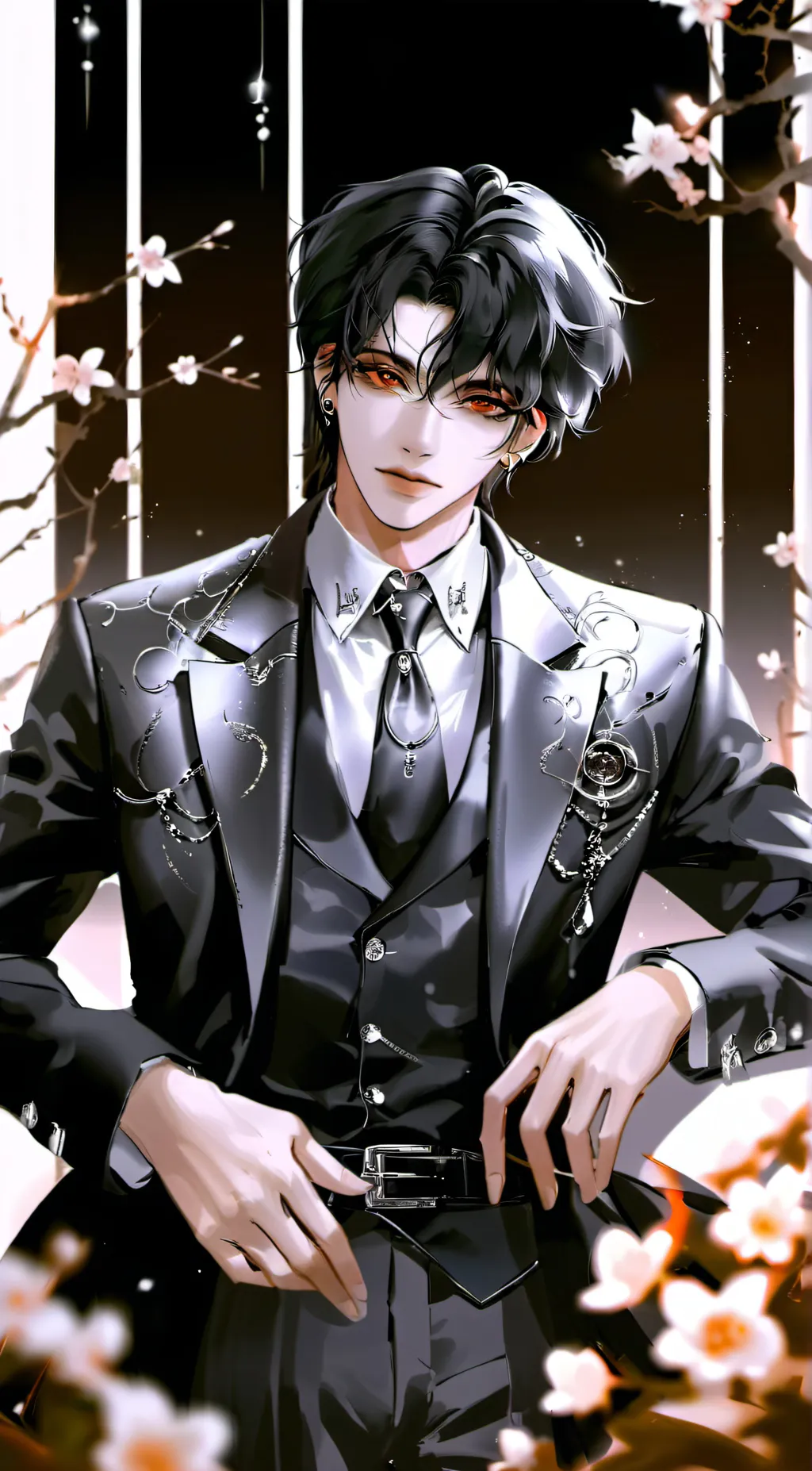 ai character: ash background