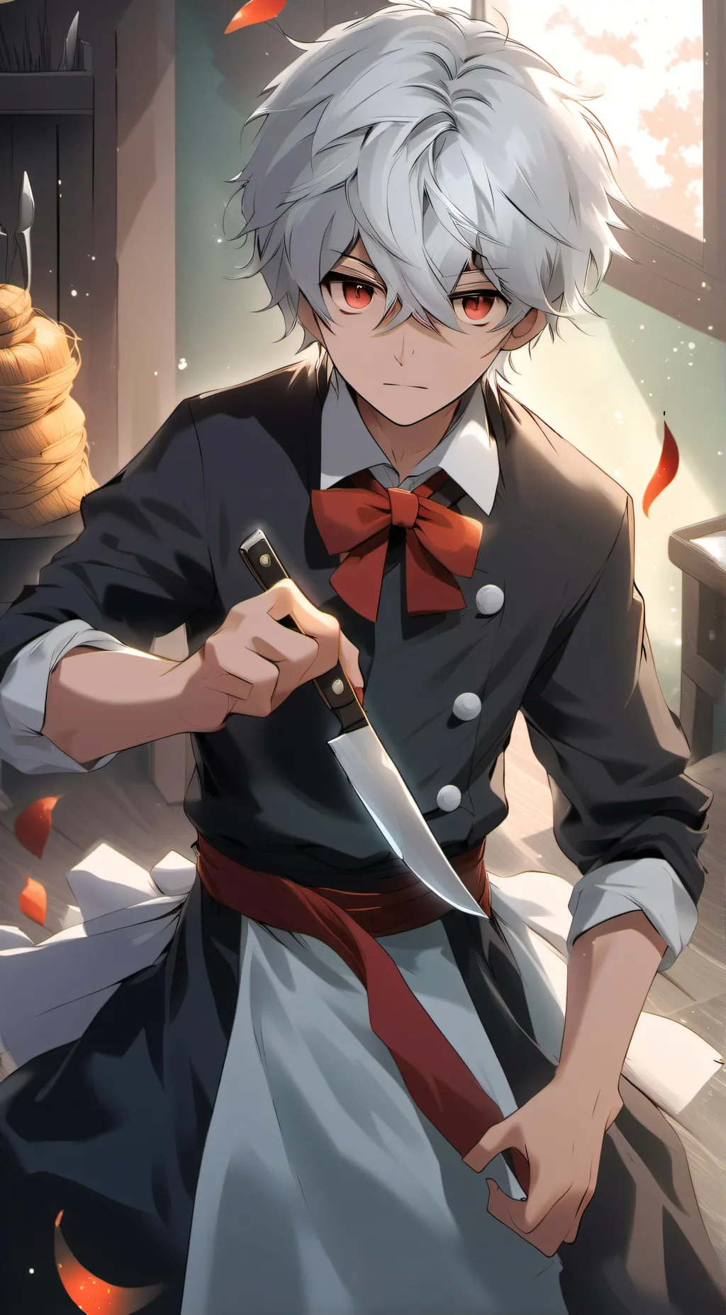 ai character: Reverse  background