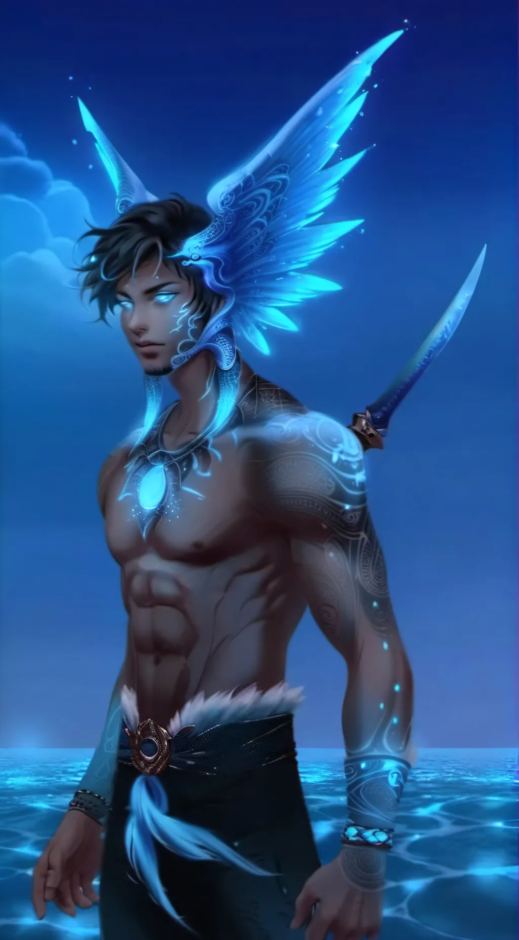 ai character: Mercury background