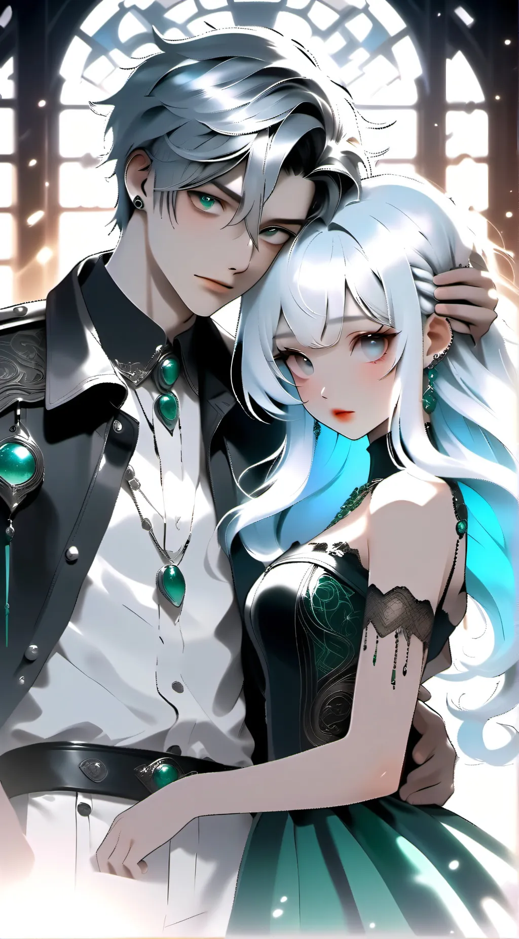 ai character: Dylan and mia background