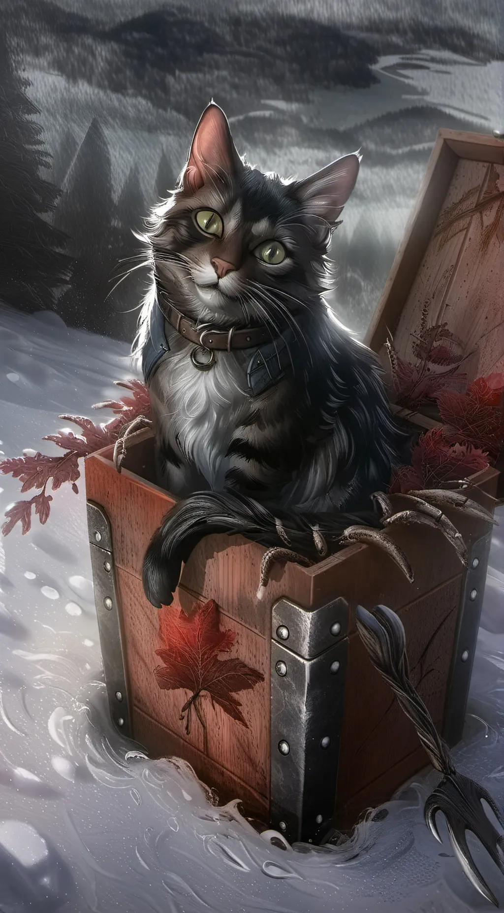 ai character: RadioApple <3 background