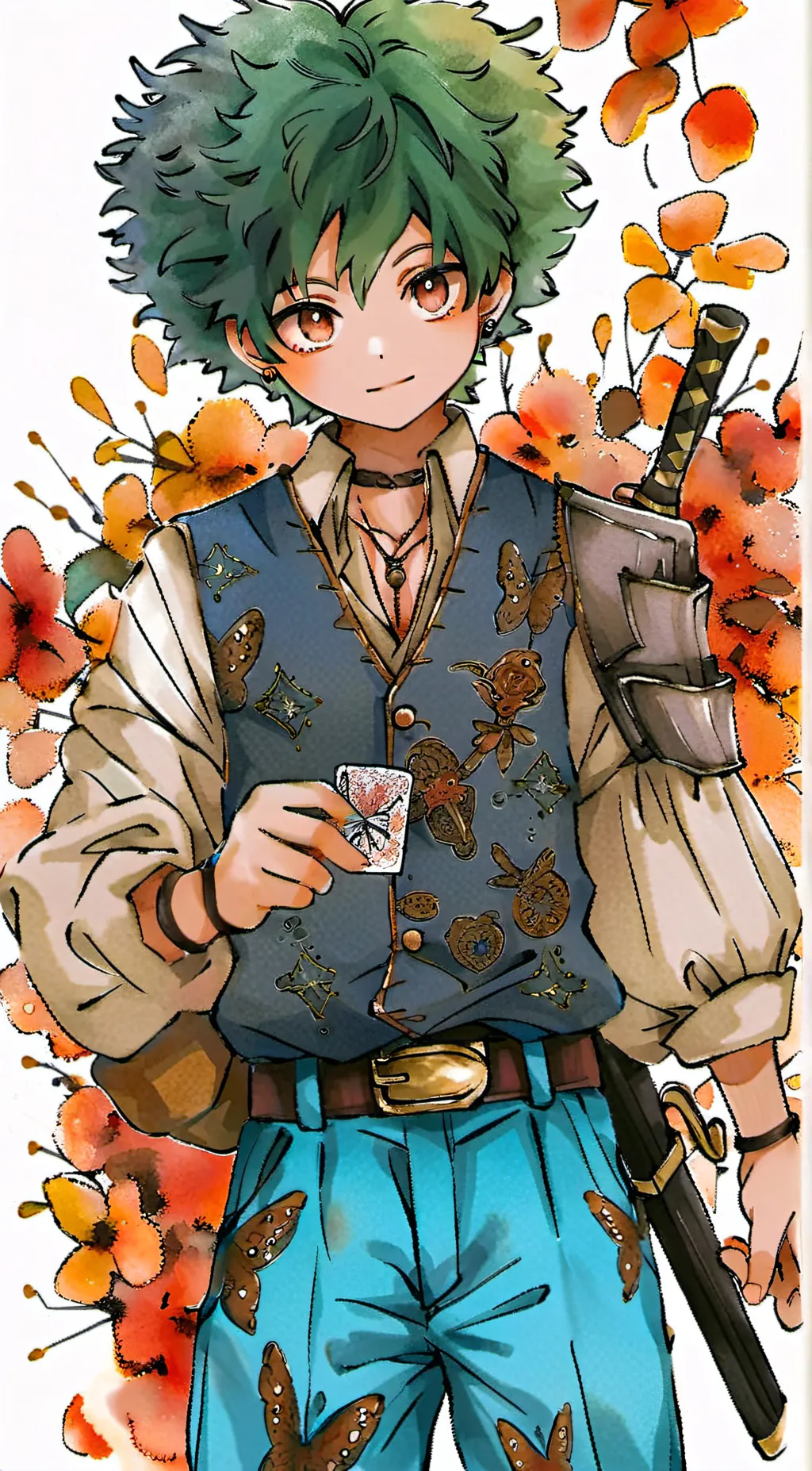 ai character: deku gay background