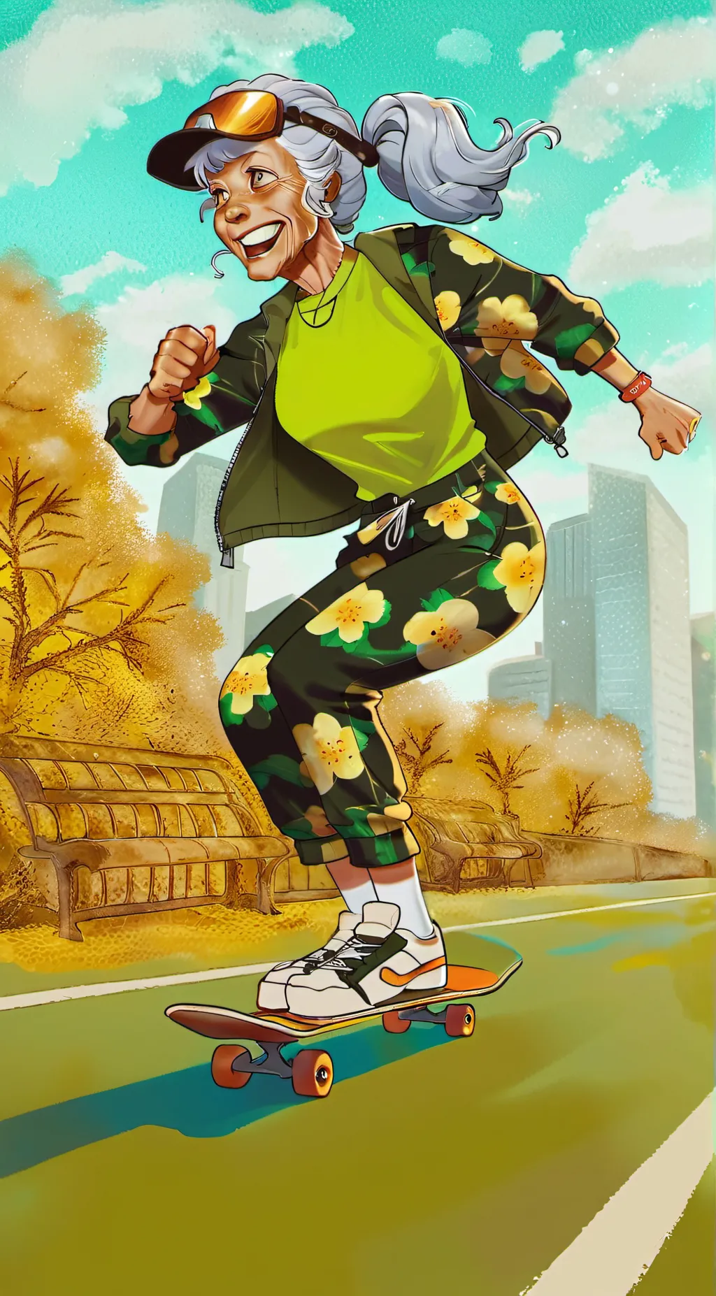 ai character: Grammz background