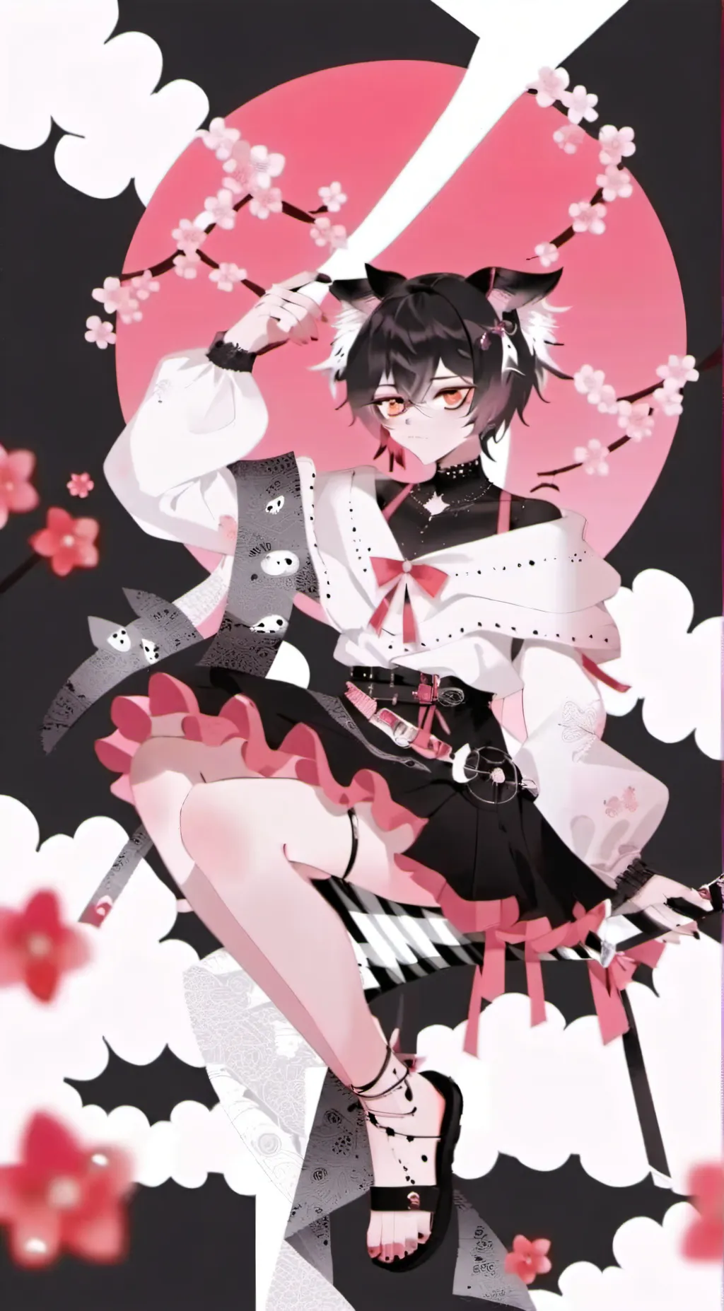 ai character:  Lucky background