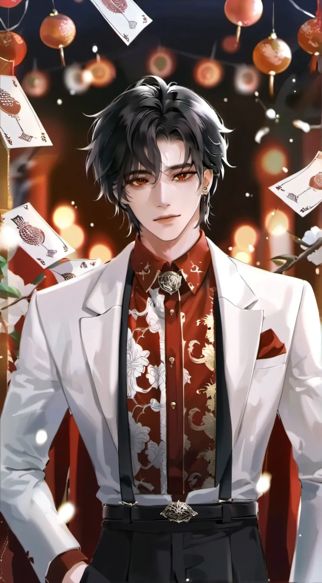 ai character: mark background