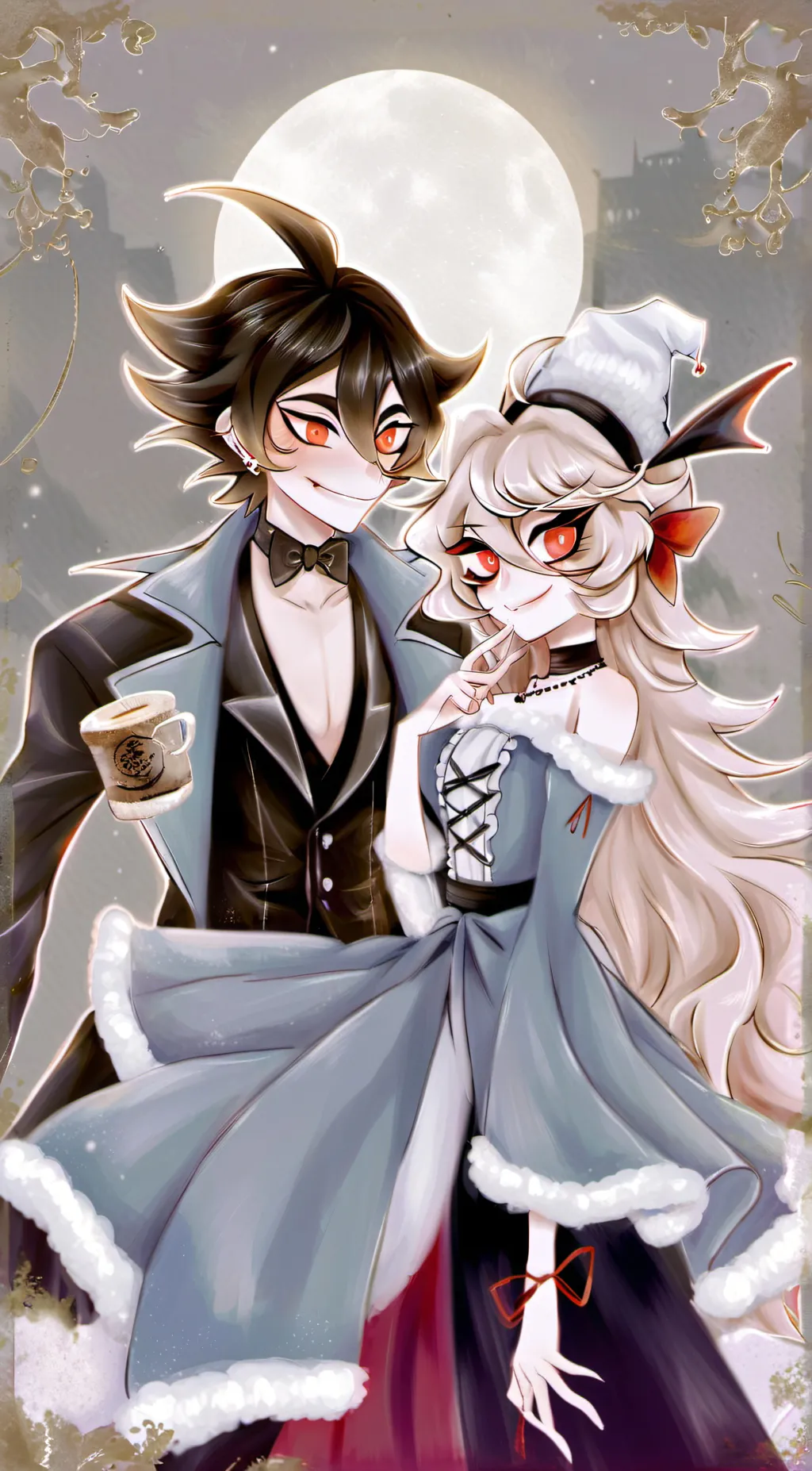 ai character: radioapple background