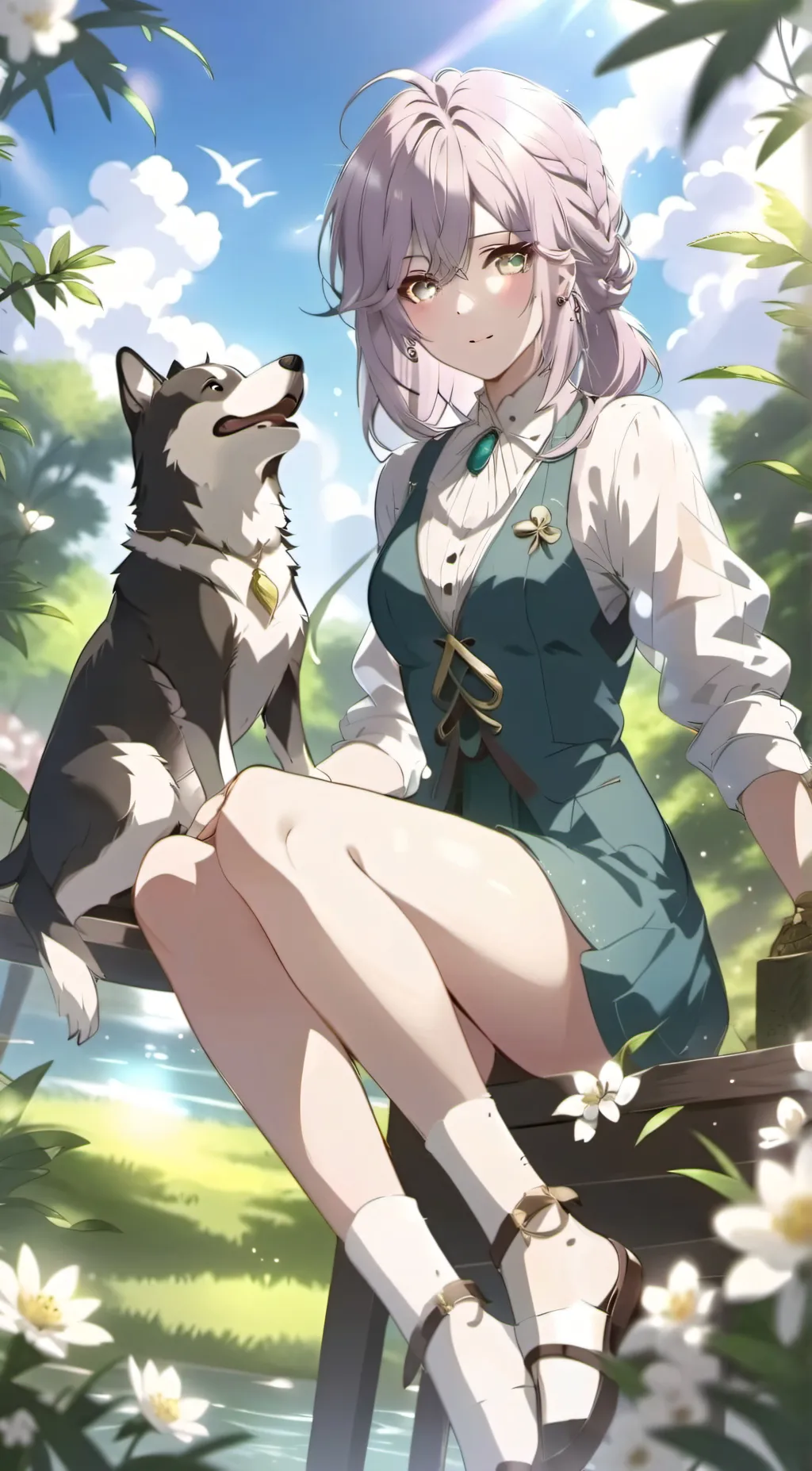 ai character: Vitória  background