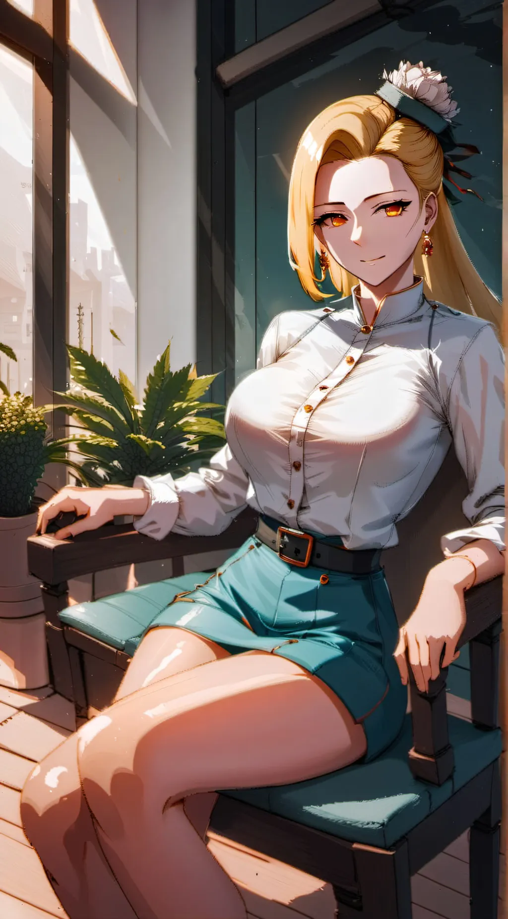 ai character: tsunade background