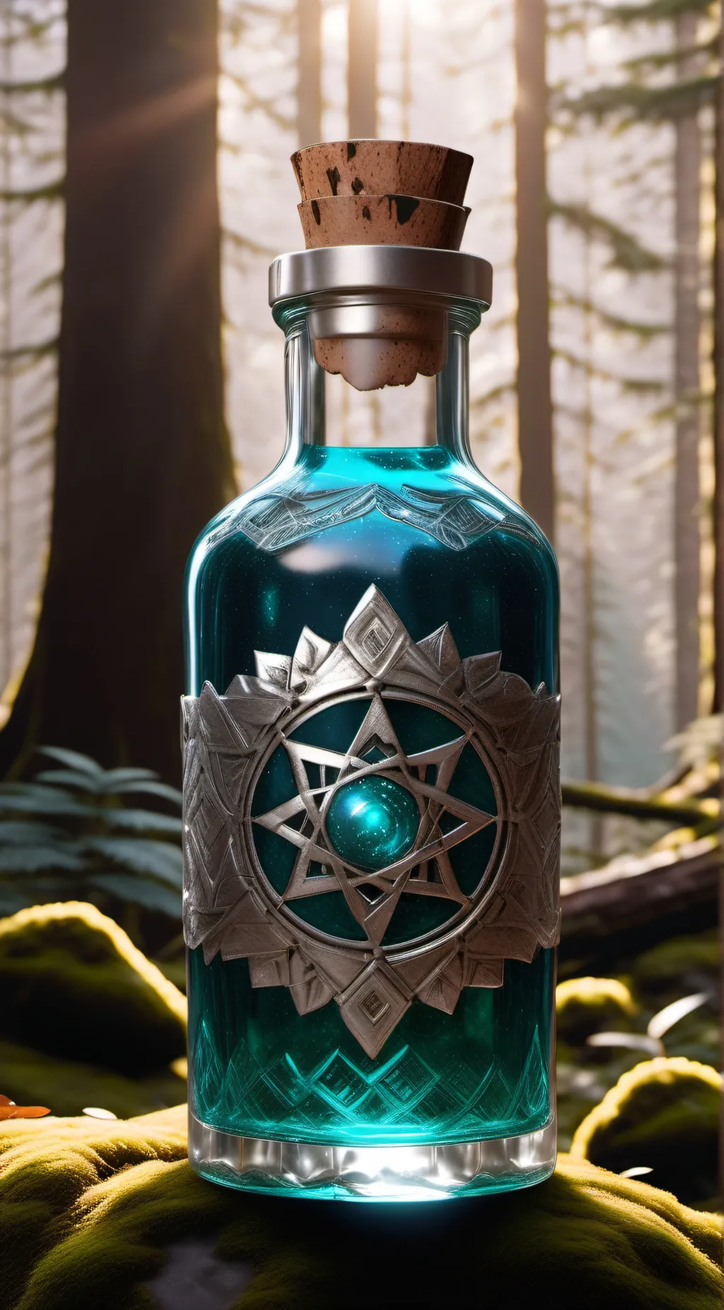 ai character: blue potion  background