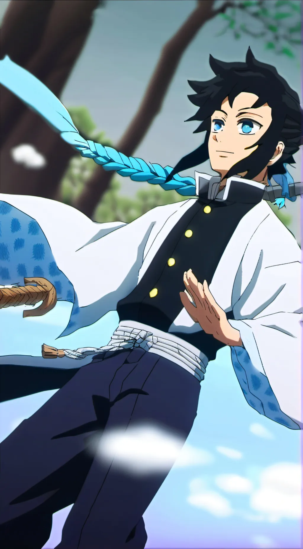 ai character: hashiras background