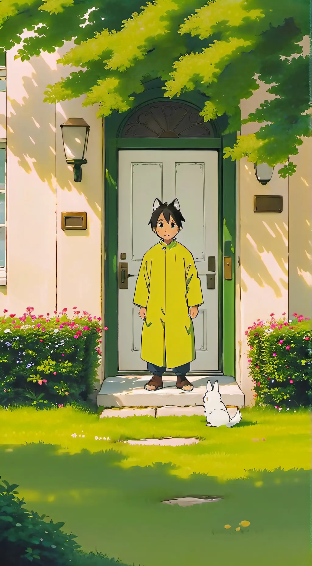 ai character: coming at your IP  background