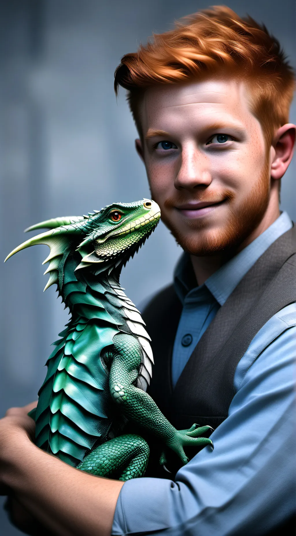 ai character: Charlie Weasley  background