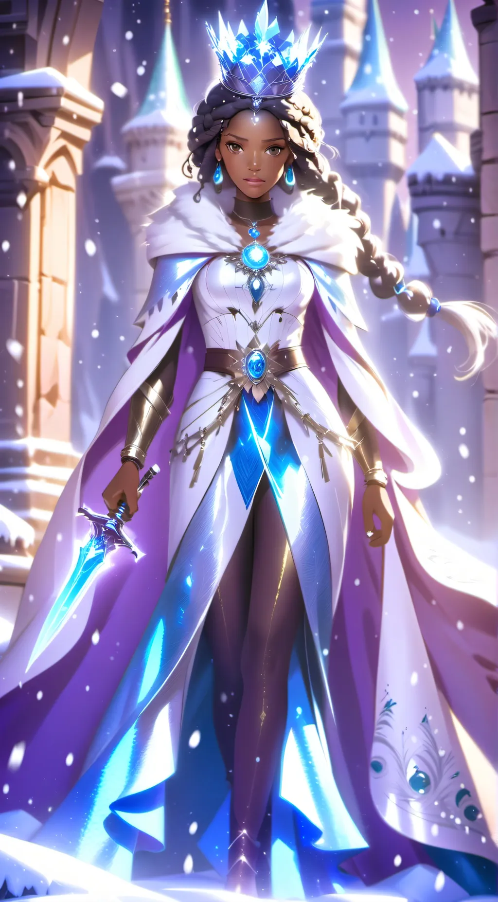 ai character: Elaine Frost background