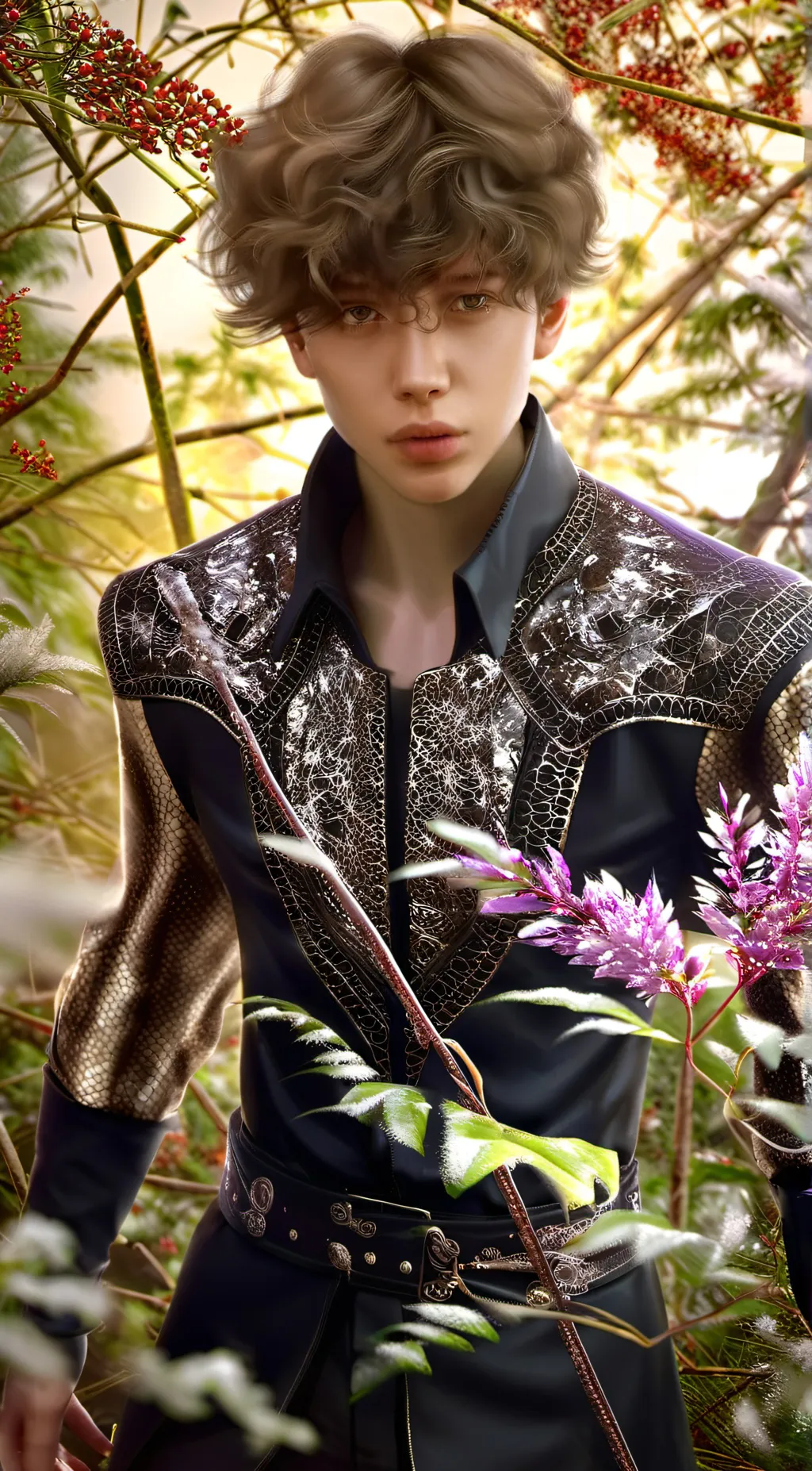 ai character: Bruce  background