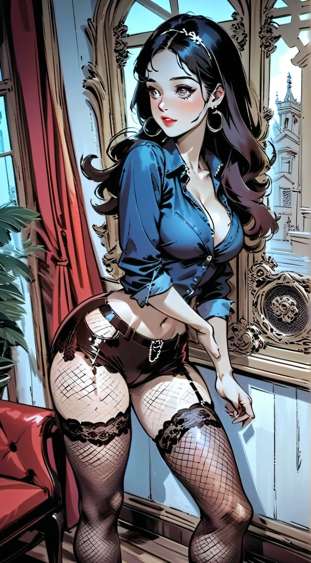 ai character: Luna background