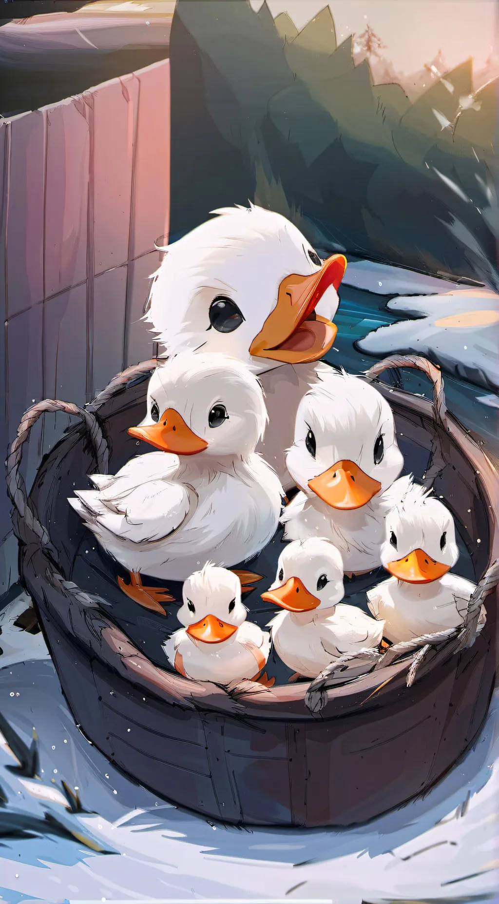 ai character: the ducklings background