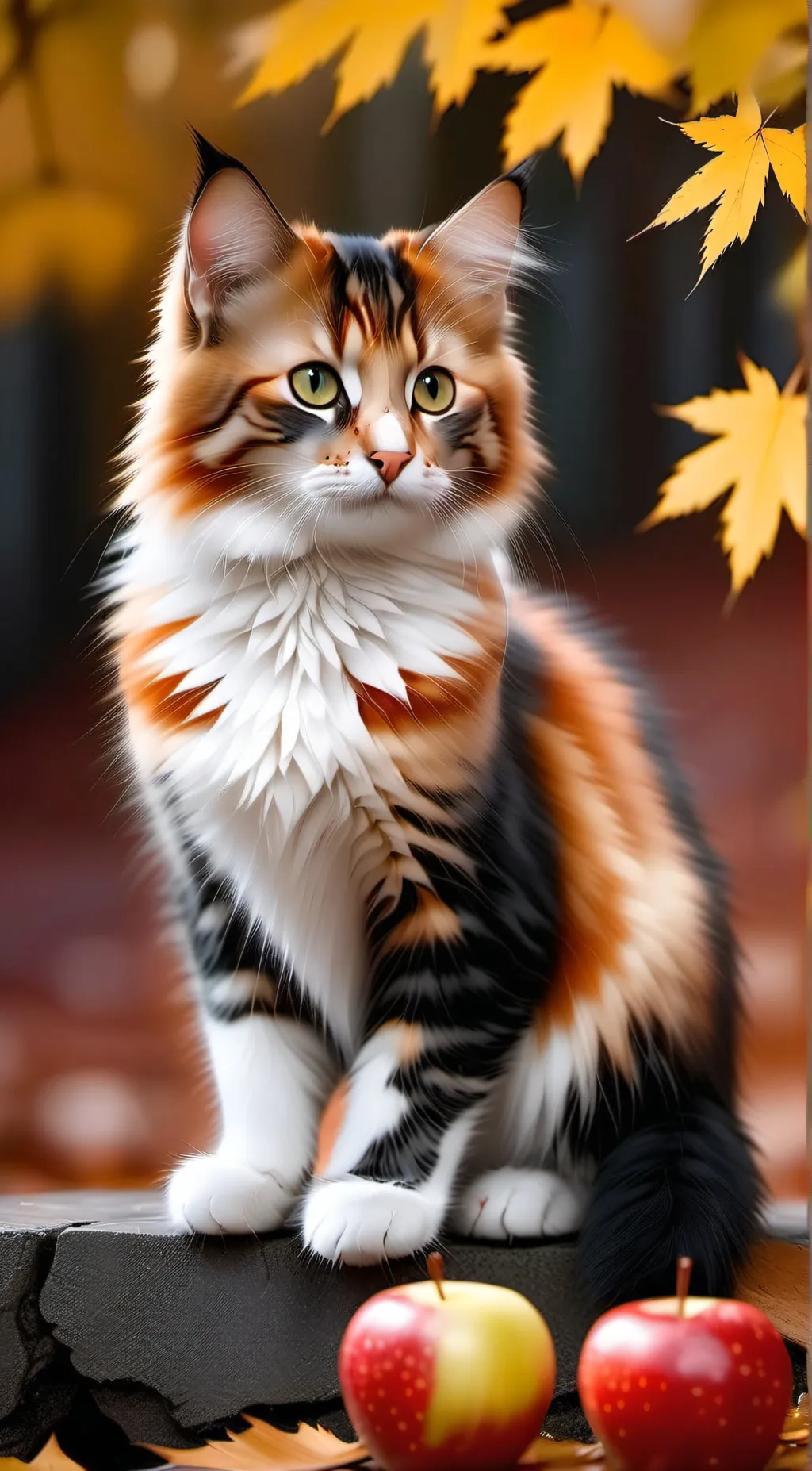 ai character: maple shade background