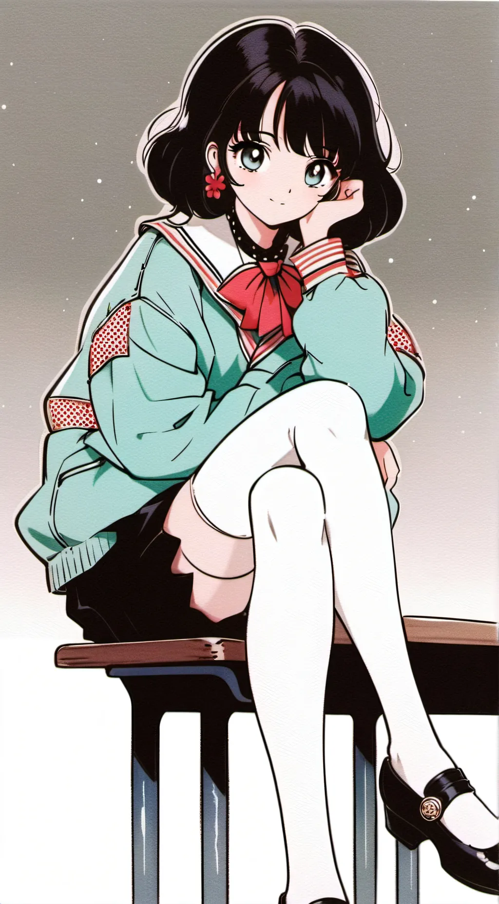 ai character: cookie background